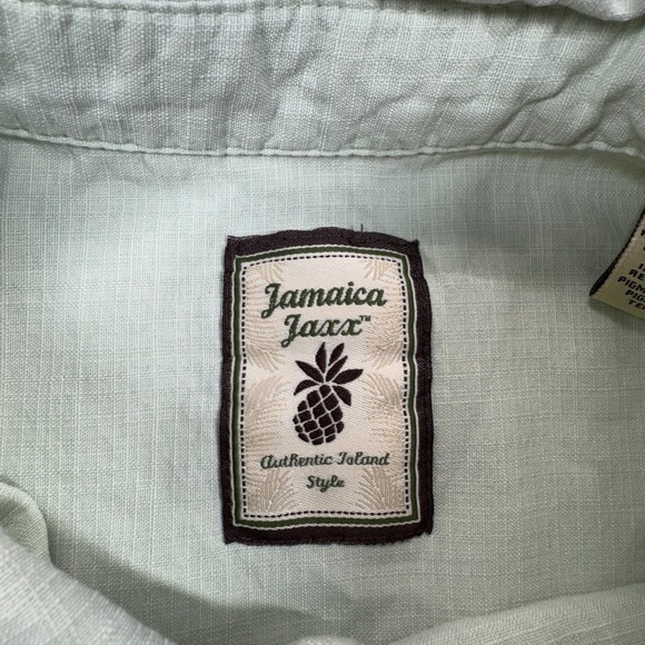 Jamaica Jaxx Authentic Island Style Button Up Shirt Mens XL 100% Silk Hawaiian - Picture 5 of 8